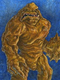 Clayface by Cuyler Smith Watercolor, gouache, prismacolor, and ink on Rives BFK 8" x 10" (9" x 11" w/ frame) $265